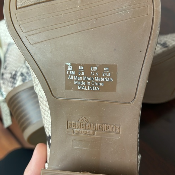 Feraglicious Faux Snake Print Ankle Bootie - Picture 5 of 7